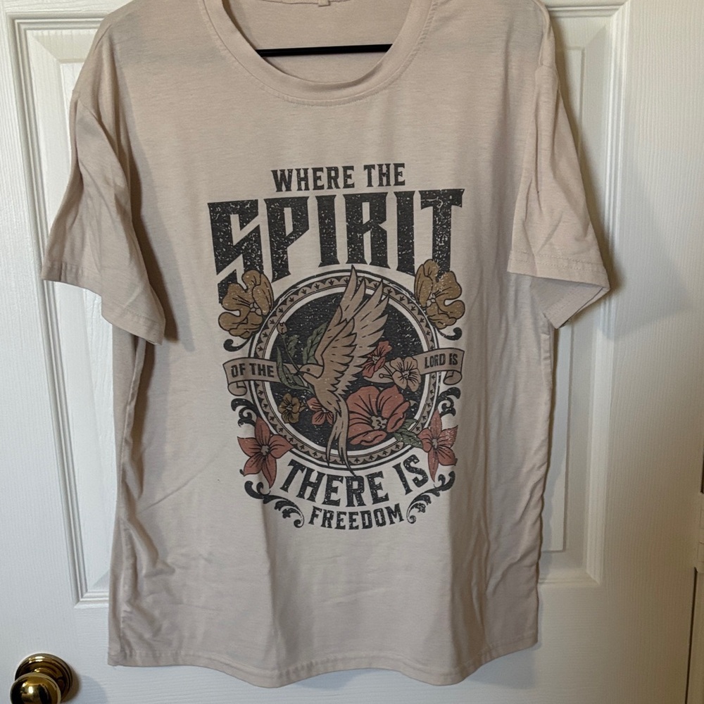 Graphic Beige T-Shirt